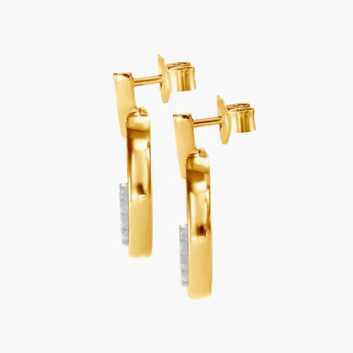 Kolczyki koła SAVICKI: srebrne pozłacane, howlity